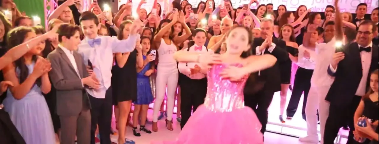 Scenes from Luria Visuals bar and bat mitzvah films